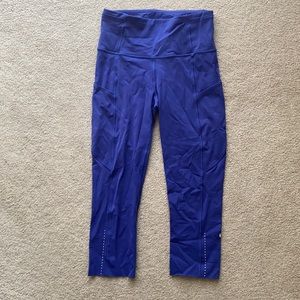 19” fast and free lululemon crops